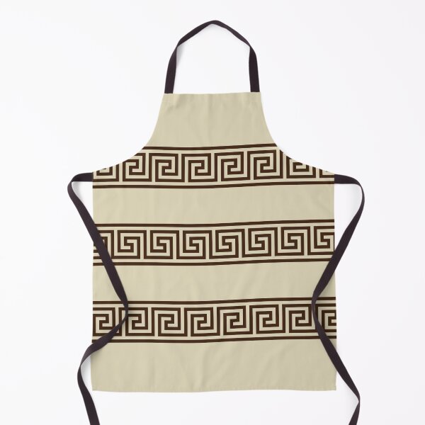 Item preview, Greek Key Triple Row Pattern on Beige designed and sold by LOVE, AMY.