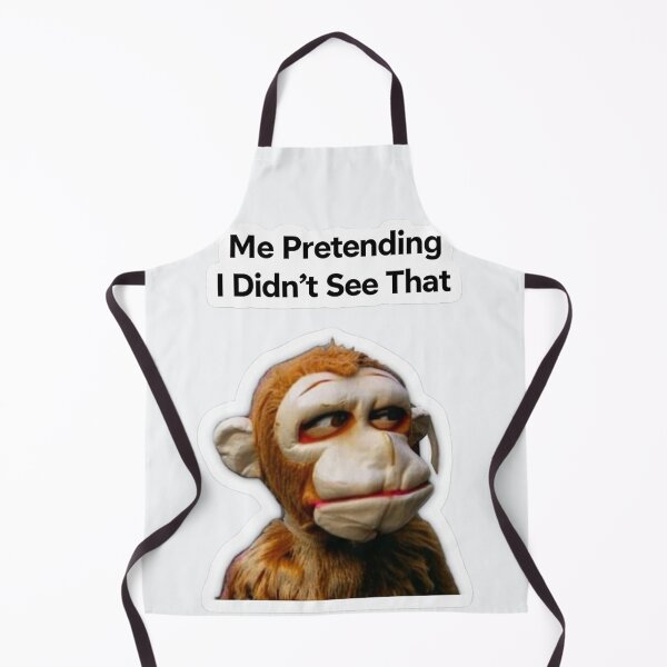 Item preview, Meme Monkey Funny Animal Pretending didn`t see that designed and sold by KTGim.