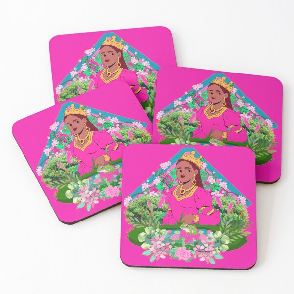 Item preview, Queen in pink and green designed and sold by artbyomega.