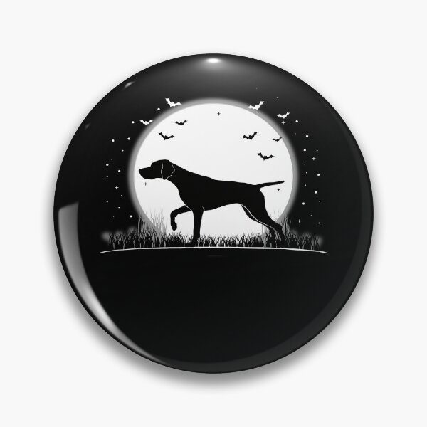 Item preview, Pointer Pointing Dog – Halloween Moon Silhouette designed and sold by The Real Life Symphony.