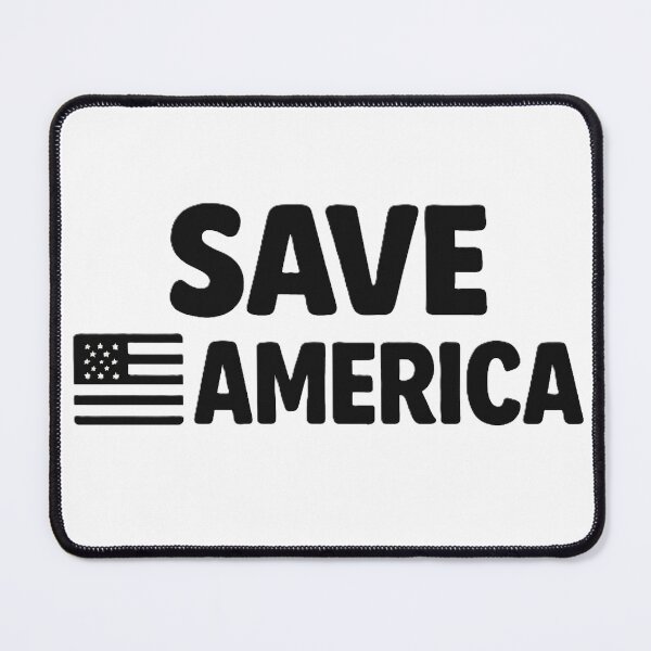 Item preview, Save America (white) designed and sold by FreeOurPeople.
