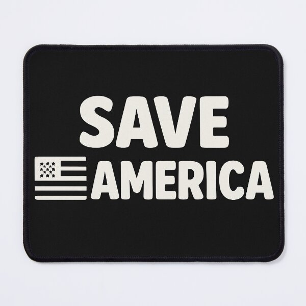 Item preview, Save America (black) designed and sold by FreeOurPeople.