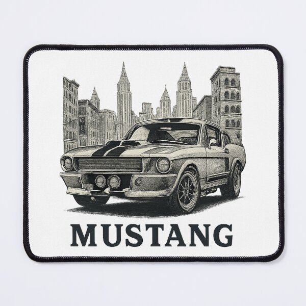 Item preview, Mustang GT - Classic Muscle V8 Illustration designed and sold by Aegy2024.