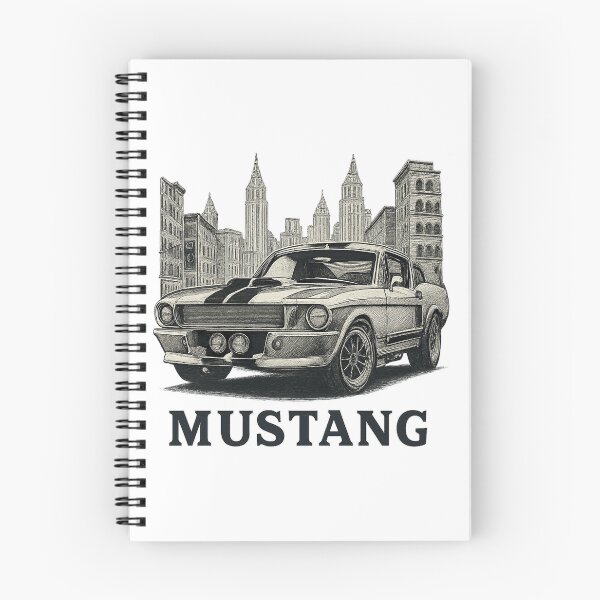 Item preview, Mustang GT - Classic Muscle V8 Illustration designed and sold by Aegy2024.