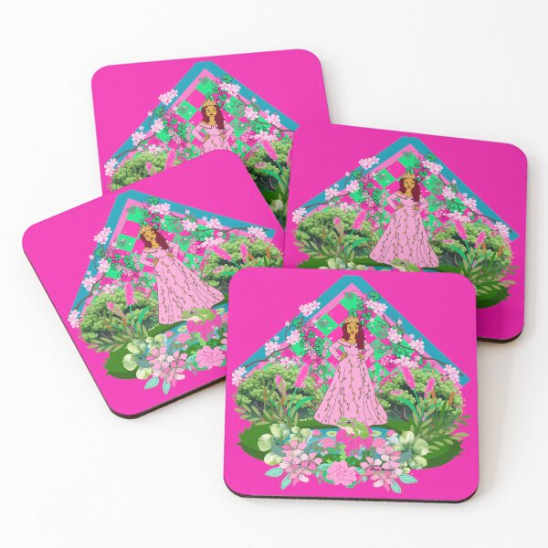 Item preview, Queen in pink and green 3 designed and sold by artbyomega.