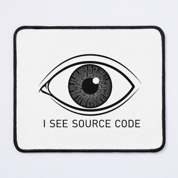 Item preview, I See Source Code T-Shirt - Funny Programmer & Developer Humor Gift designed and sold by Pingi-shop.