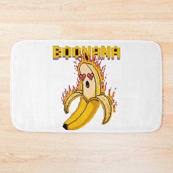 Item preview, Boonana Pixel Banana on Fire Retro Meme Sticker designed and sold by NArtdesigns.
