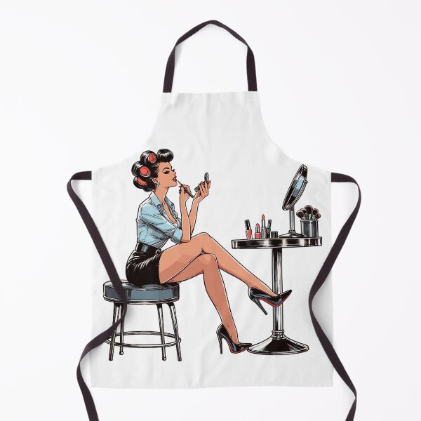 Item preview, Woman Rockabilly Make-up Retro Gift designed and sold by Pineapple-Tree.