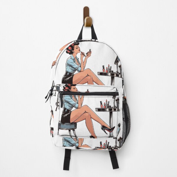 Item preview, Woman Rockabilly Make-up Retro Gift designed and sold by Pineapple-Tree.