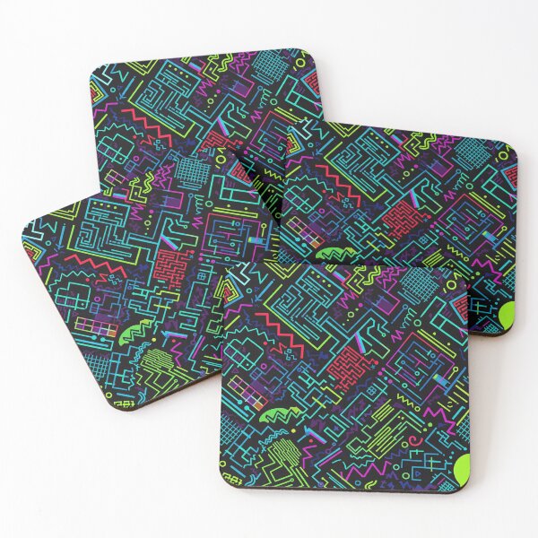 Item preview, Neon arcade decor Pattern designed and sold by dreephic22.