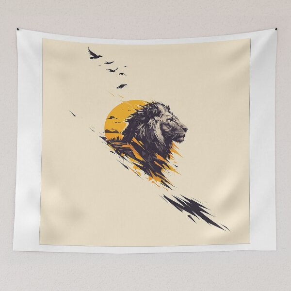Item preview, Dynamic Lion Silhouette designed and sold by Christian Weiss.