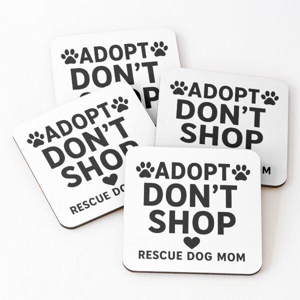 Item preview, Adopt Don’t Shop – Rescue Dog Mom | Animal Rescue Design designed and sold by Dragonfly-10.