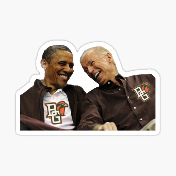 BGSU Biden and Obama Sticker