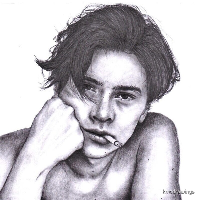 Cole Sprouse Pencil Drawing' by kmcdrawings.