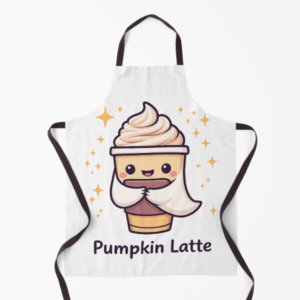 Item preview, Pumpkin Latte – Cute Kawaii Halloween Coffee Design designed and sold by WojcikDesigners.