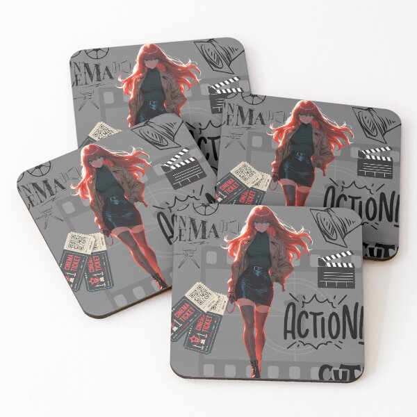 Item preview, Anime Cinema Girl: Action! — Movie Lover & Film Student Gift designed and sold by KomoFrames.