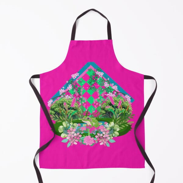 Item preview, Frog in pink and green designed and sold by artbyomega.