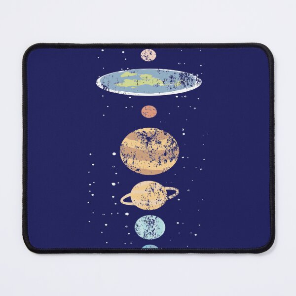 Item preview, Flat Earth vs. Round Planets Cosmic Comedy | PERFECT GIFT FOR YOU AND FRIENDS designed and sold by MarcMeyle.