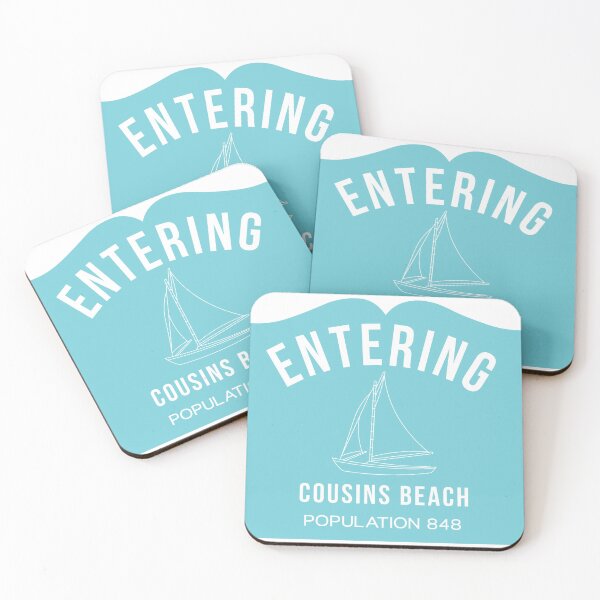 Item preview, Cousins Beach Sign designed and sold by Dagger Tongue Clothing Co..