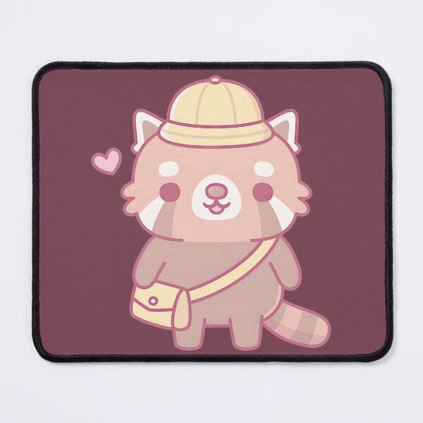 Item preview, Adorable Red Panda with Yellow Hat and Satchel | PERFECT GIFT FOR YOU AND FRIENDS designed and sold by TichNyamupaguma.