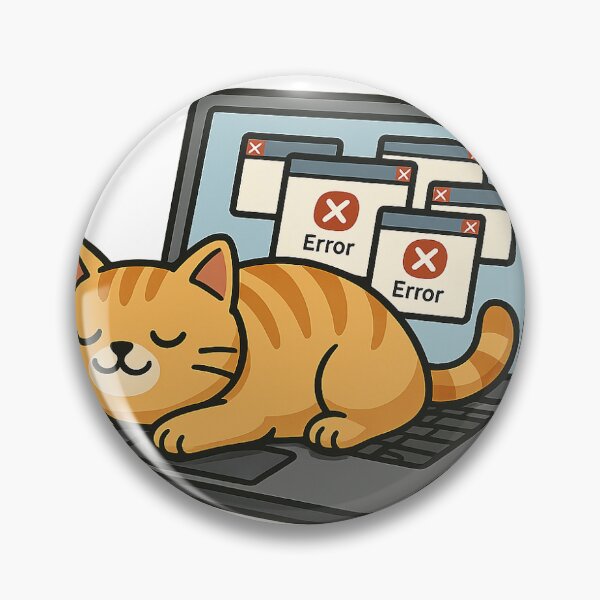 Artikelvorschau, Lustige Katze auf dem Laptop – Niedliches Cartoon-Kätzchen-Computer-Humor-Design für Katzenliebhaber entworfen und verkauft von MeowLaugh.