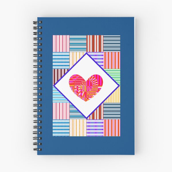 Item preview, Psychedelic Heart Quilt designed and sold by Chinaberries.