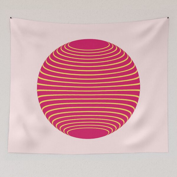 Item preview, Sphere Pink and Yellow designed and sold by Jeallan Designs.