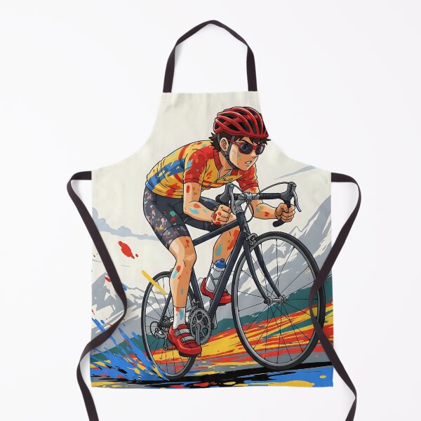 Item preview, Paint Splatter Cyclist designed and sold by All-Shopping.