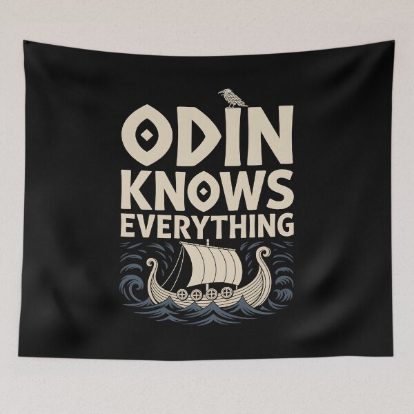 Item preview, Odin Knows Everything designed and sold by SignumShop.