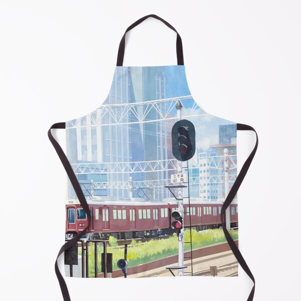 Item preview, Sunny day~ Hankyu train departing Osaka Umeda Station  梅田や 空青々と 電車出ずる designed and sold by Yiran0121.