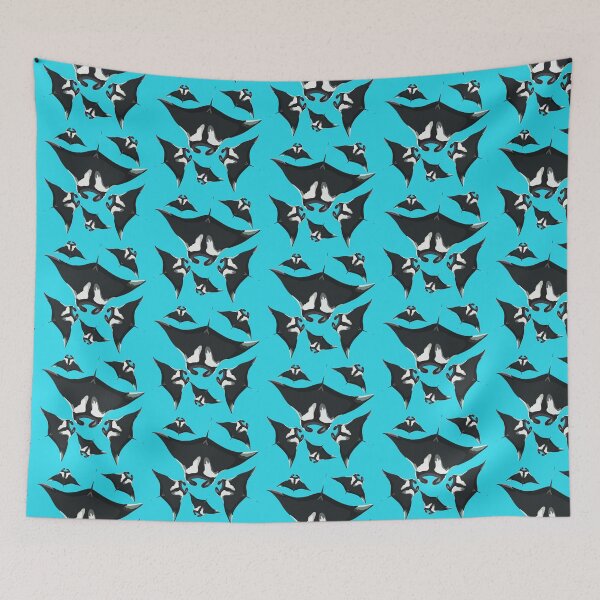 Item preview, G is for Giant Manta Ray,Giant Manta Ray – Majestic Oceanic Cartilaginous Fish Illustration designed and sold by PrettylittlepastelUk.