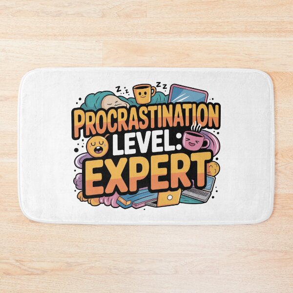 Item preview, Procrastination Level: Expert designed and sold by osadchyii.