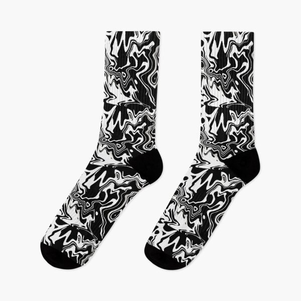 Item preview, Squiggly Black and White Abstract  designed and sold by CarolM.