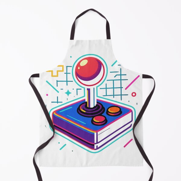 Item preview, Retro Arcade Joystick Neon Pixel designed and sold by Design Express.