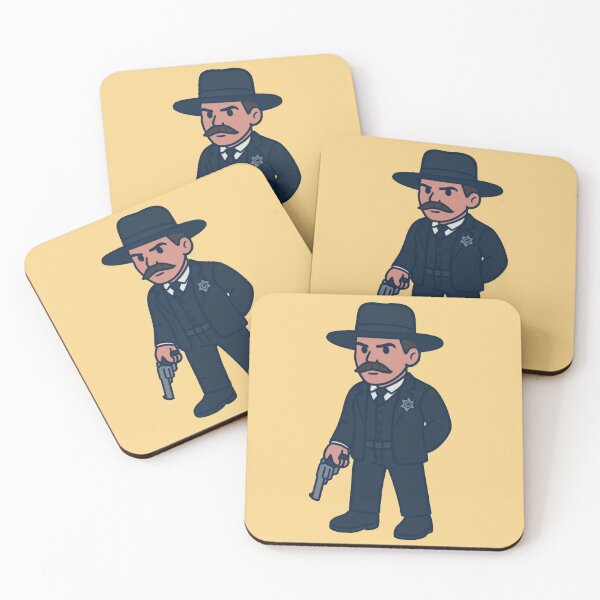 Item preview, OK Corral Cuties - Wyatt Earp  designed and sold by CleverCulture.