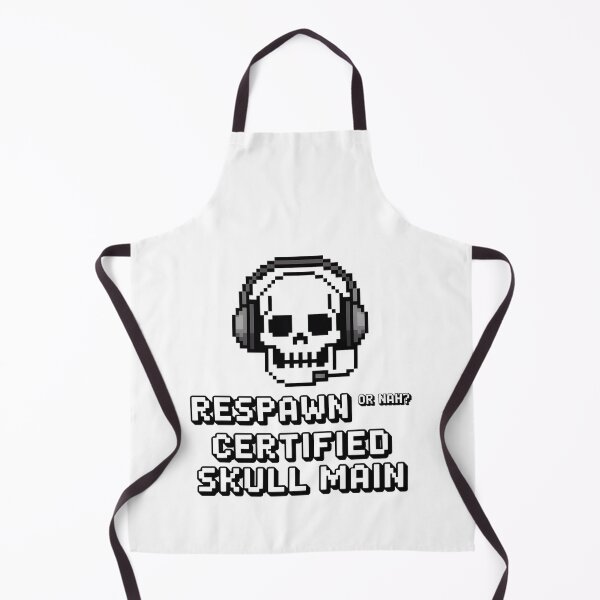 Item preview, Halloween Gaming Skull Headphones Respawn Certified Main Gamer Gift Tee designed and sold by AnnDesignStudio.