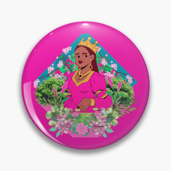 Item preview, Queen in pink and green 7 designed and sold by artbyomega.
