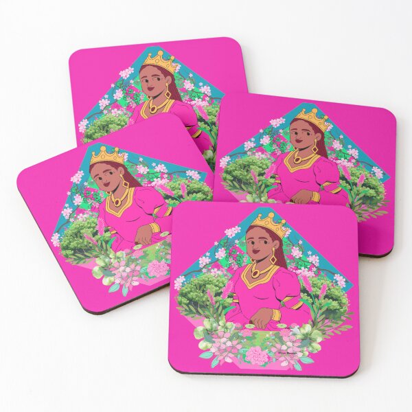 Item preview, Queen in pink and green 7 designed and sold by artbyomega.