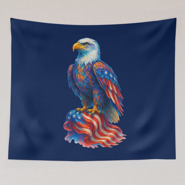 Item preview, American Eagle Perch – Powerful Wildlife & Patriotic Symbol Design designed and sold by AddictiveDesign.