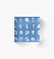 Skulls Acrylic Block