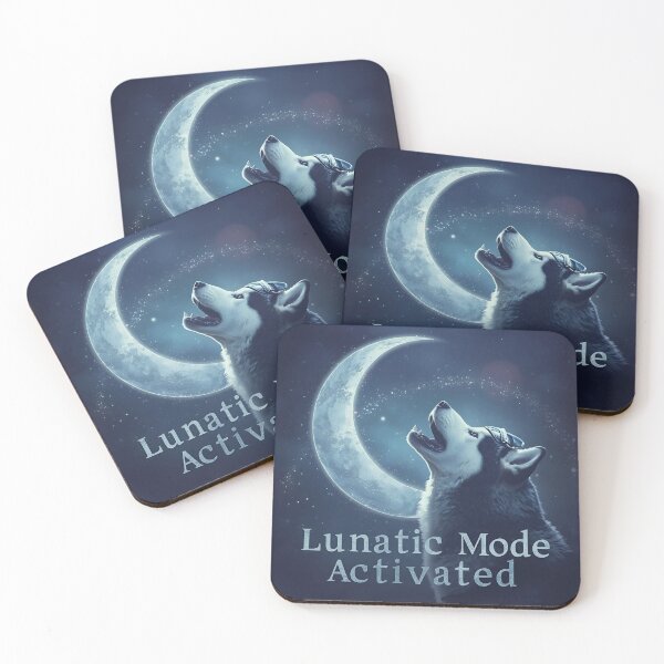 Item preview, "Lunatic Mode Activated" Howling Husky designed and sold by MemGraphicss.