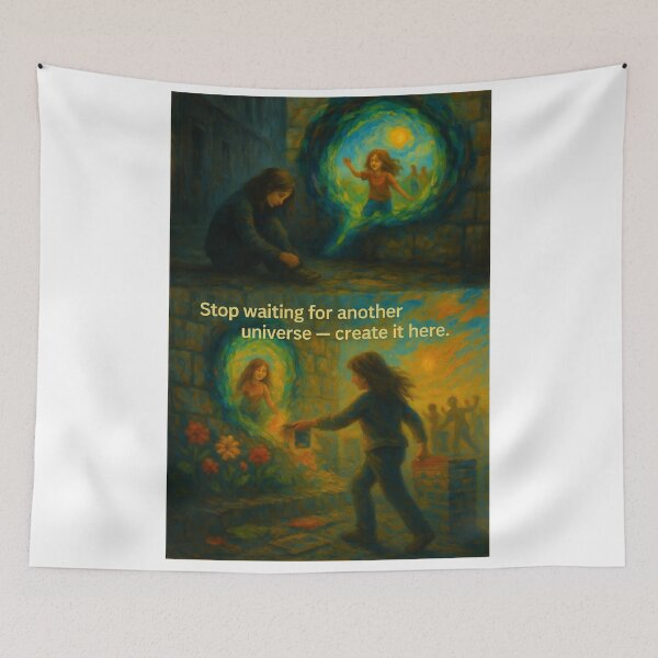 Item preview, Create Your Own Universe – Surreal Portal Art designed and sold by Not-Only-You.