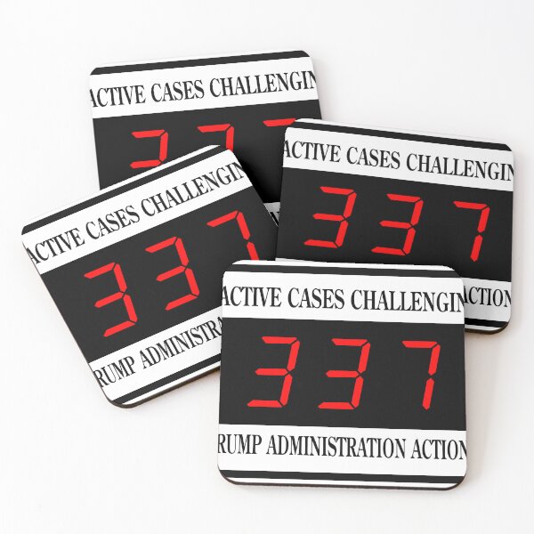 Item preview, Active Cases Challenging Trump Administration Actions designed and sold by VisionWind.