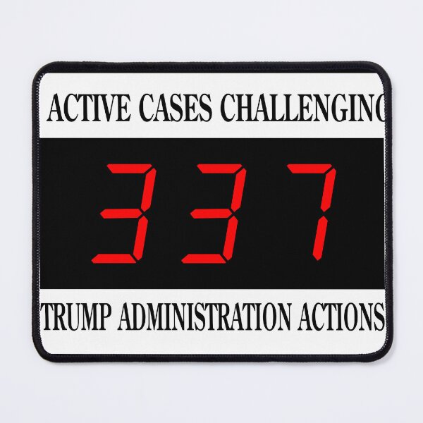 Item preview, Active Cases Challenging Trump Administration Actions designed and sold by VisionWind.