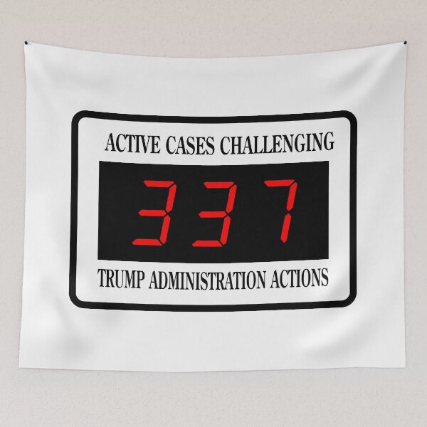 Item preview, Active Cases Challenging Trump Administration Actions designed and sold by VisionWind.