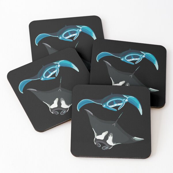 Artikelvorschau, G steht für Giant Reef Manta Ray, Giant Manta Ray – Majestätische Illustration eines ozeanischen Knorpelfisches entworfen und verkauft von PrettylittlepastelUk.