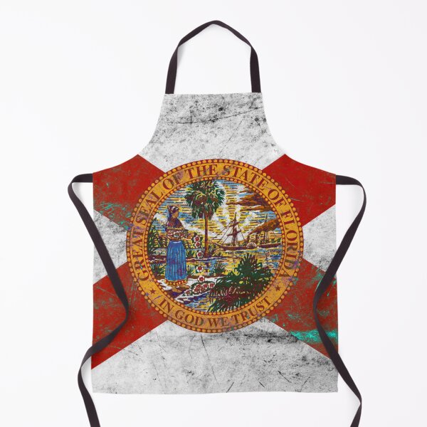 Item preview, Florida Flag – Metal Texture Design designed and sold by RoyalMerchantShop.