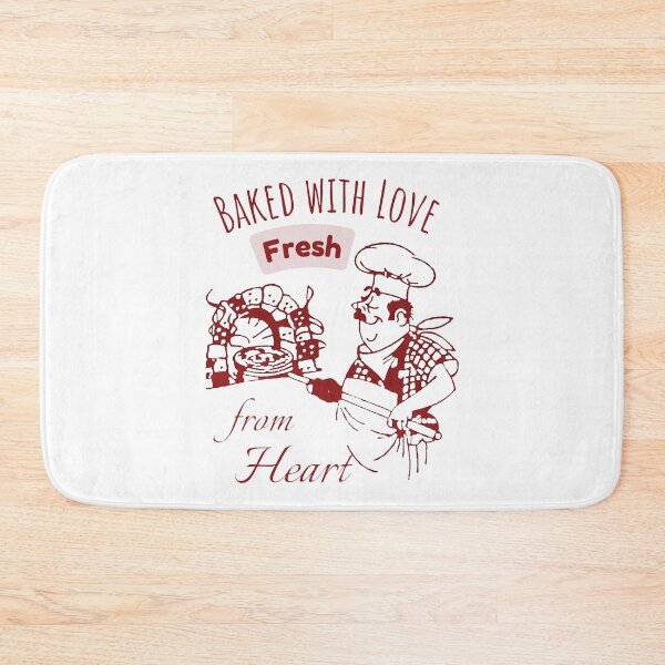 Item preview, Red Vintage Chef Taking Pizza from Oven designed and sold by SplashTastic.