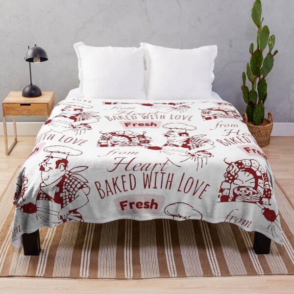 Item preview, Red Vintage Chef Taking Pizza from Oven designed and sold by SplashTastic.