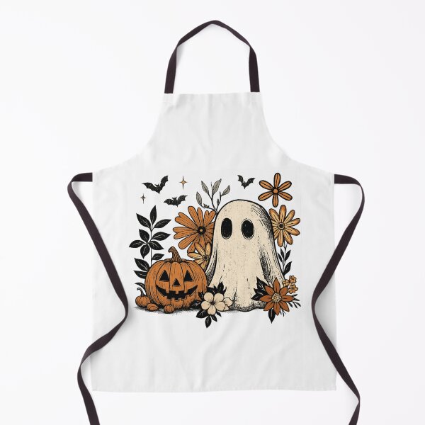Item preview, Floral Boo Ghost Halloween - BOO Halloween - Cute Ghost & Pumpkin designed and sold by soukyshop.